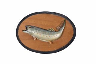 Appraisal: Small Trout Plaque Phillippe Sirois Small Trout Plaque Phillippe Sirois