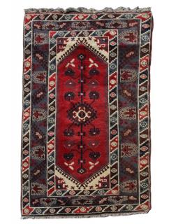 Appraisal: Hand Woven Turkish Kazak Rug ' '' x ' ''