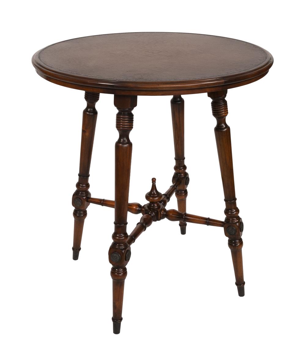 Appraisal: REGENCY-STYLE HIGH-TOP TABLE TH CENTURY HEIGHT DIAMETER REGENCY-STYLE HIGH-TOP TABLE