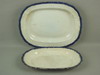 Appraisal: SERVING PLATTERS -Lot of two th C blue feather edge