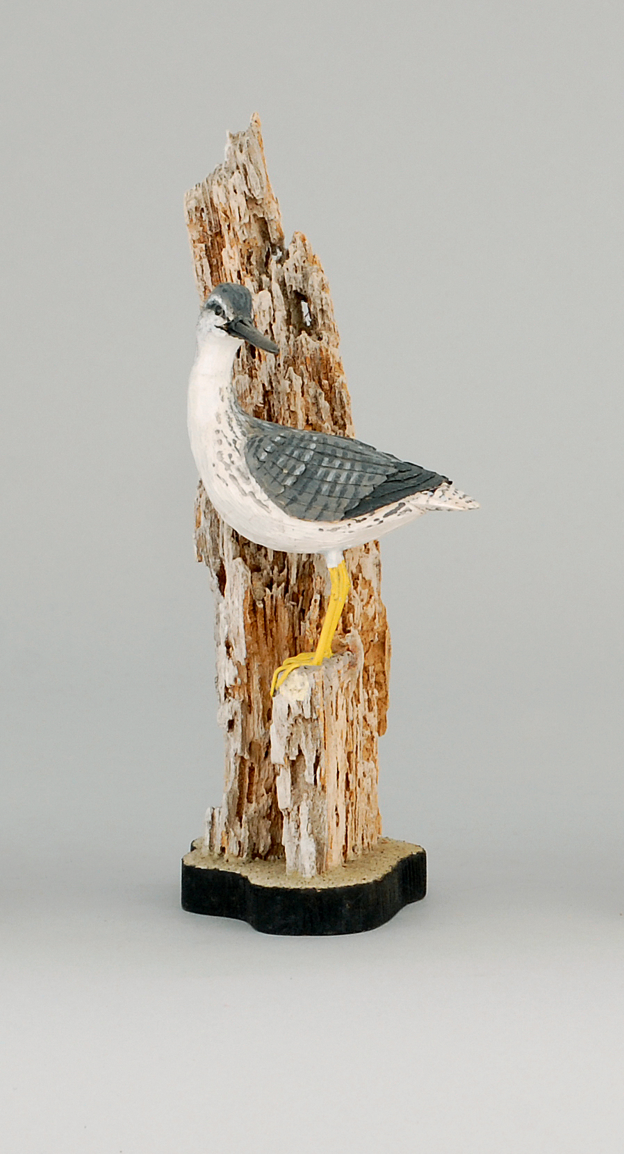 Appraisal: MINIATURE YELLOWLEGS By Stan Sparre of East Falmouth Massachusetts Turned