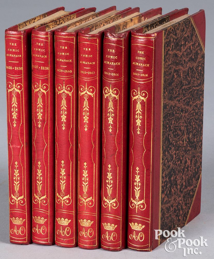 Appraisal: The Comic Almanack six consecutive volumes The Comic Almanack six