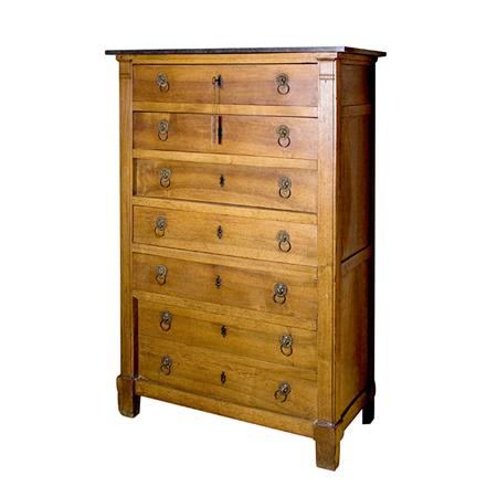 Appraisal: Restauration Walnut Semainier Estimate -