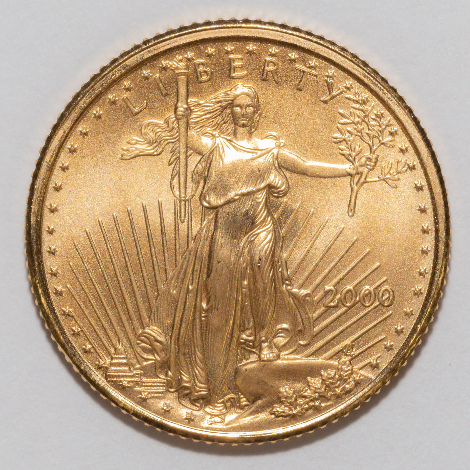 Appraisal: TH OUNCE GOLD AMERICAN EAGLE