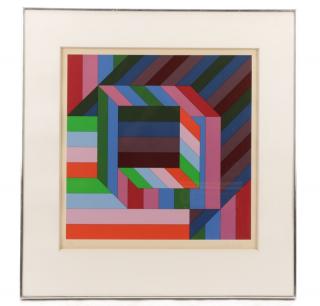 Appraisal: Victor Vasarely Ohne Titel Serigraph Victor Vasarely Hungarian French -