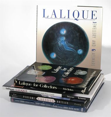 Appraisal: Five books on Rene Lalique and his design comprising 'Lalique