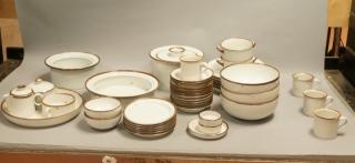 Appraisal: pc DANSK Brown Mist Stoneware Dinner Set Ser pc DANSK