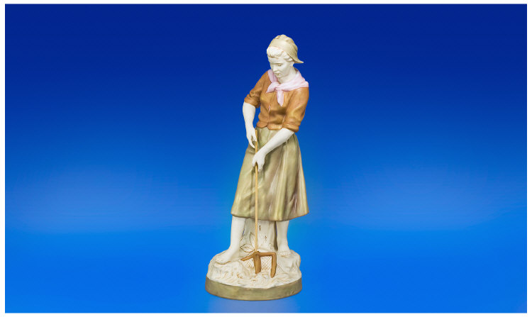 Appraisal: Royal Dux Figure Women working in the fields marks to