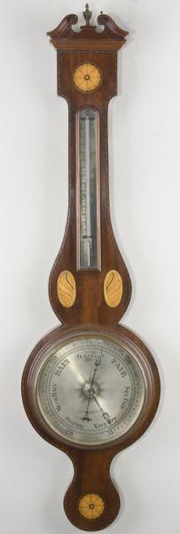 Appraisal: Johnson Appleyards Ltd Barometer early th c mahogany cabinet with