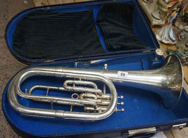 Appraisal: th Century Euphonium by Besson Class A Instrument Cased