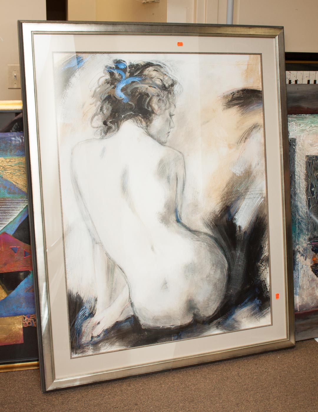 Appraisal: Cheryl Roberts Female Nude mixed media on paper Undernumber