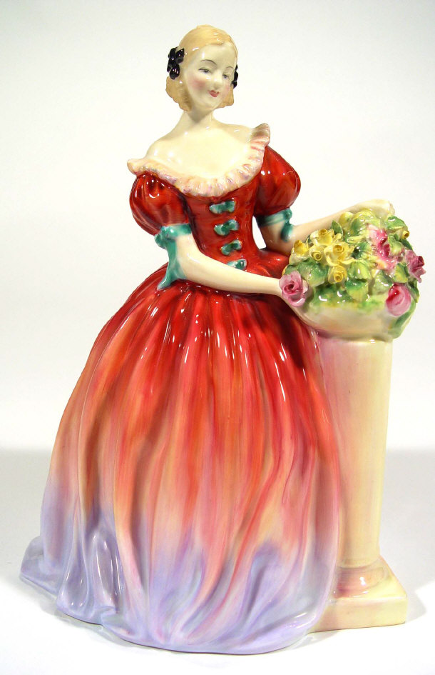 Appraisal: Hand painted Royal Doulton figurine 'Rosaenna' HN factory mark to