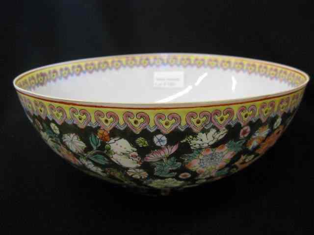 Appraisal: Chinese Eggshell Porcelain ''Golden Dragon'' bowl five toed dragon ''