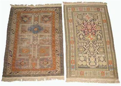 Appraisal: Two Shirvan Cabistan rugs south caucasus circa late th century