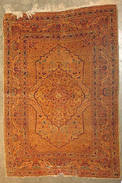 Appraisal: A Tabriz rug size approximately ft in x ft in