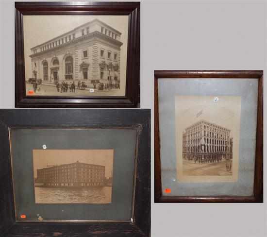 Appraisal: Photography Three vintage photos of Baltimore Landmarks Bachrach ''The Sun