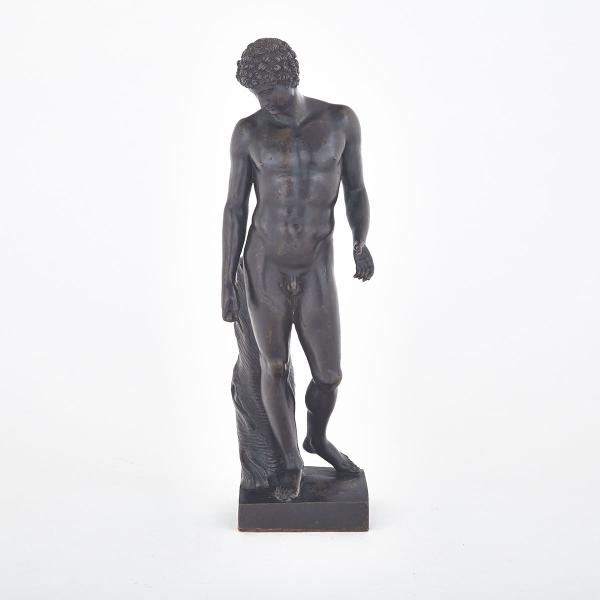 Appraisal: Italian Grand Tour Patinated Bronze Model of the Capitoline Antinous