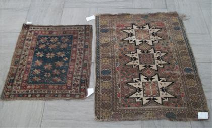 Appraisal: Four rugsa Leshgi rug northeast Caucasus circa late th century