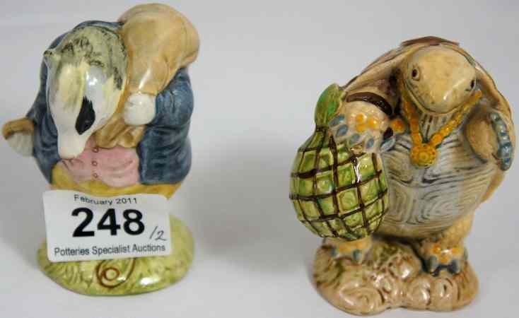 Appraisal: Beswick Beatrix Potter Figures Mr Alderman Ptolemy and Tommy Brock