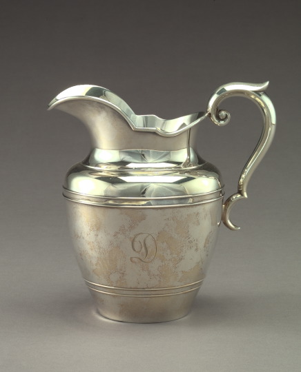 Appraisal: Gorham Sterling Silver Iced Water Pitcher in the Georgian taste