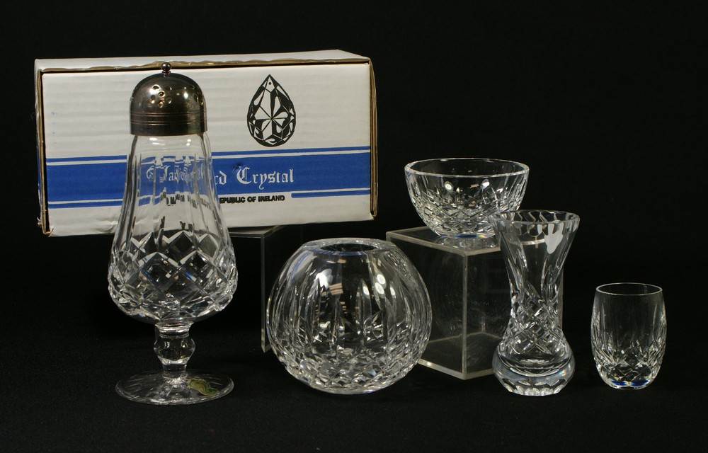 Appraisal: Pieces of Waterford Crystal Lismore pattern including sugar shaker with