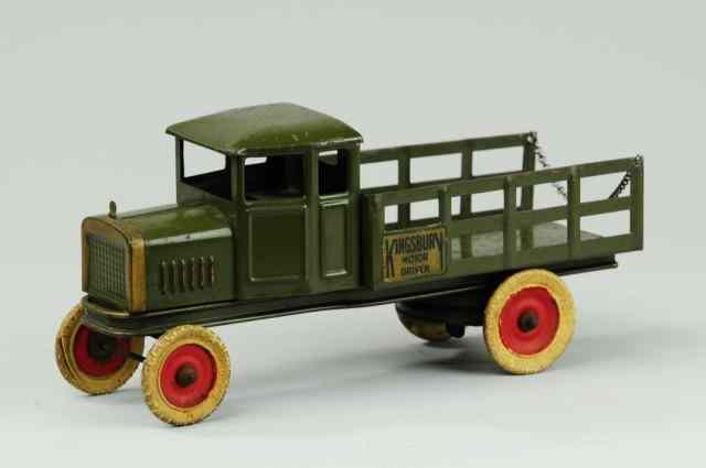 Appraisal: KINGSBURY STAKE TRUCK C painted in olive green overall gold