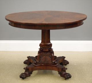 Appraisal: English Regency center table A th century English Regency Period