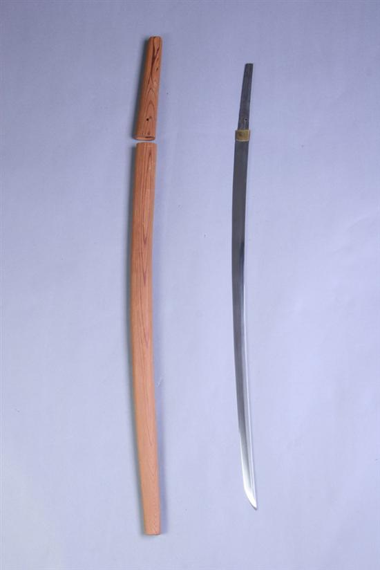 Appraisal: JAPANESE LONG SWORD KATANA New sword period showa early to