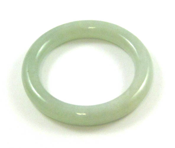 Appraisal: HEAVY GREEN JADEITE JADE BANGLE with Mason Kay Jadeite Authenticity