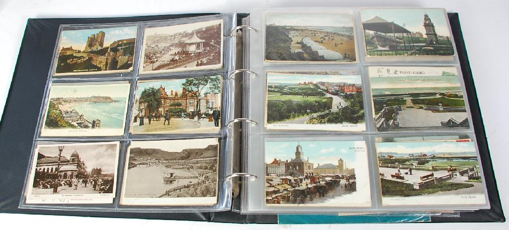 Appraisal: PLASTIC LOOSE LEAF ALBUM CONTAINING APPROX DIVERSE PRE AND POST