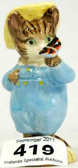 Appraisal: Royal Albert Beatrix Potter Figure Tom Kitten and Butterfly BP