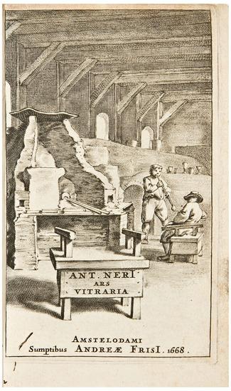 Appraisal: NERI Antonio De arte vitraria libri septem Amsterdam A Frisium