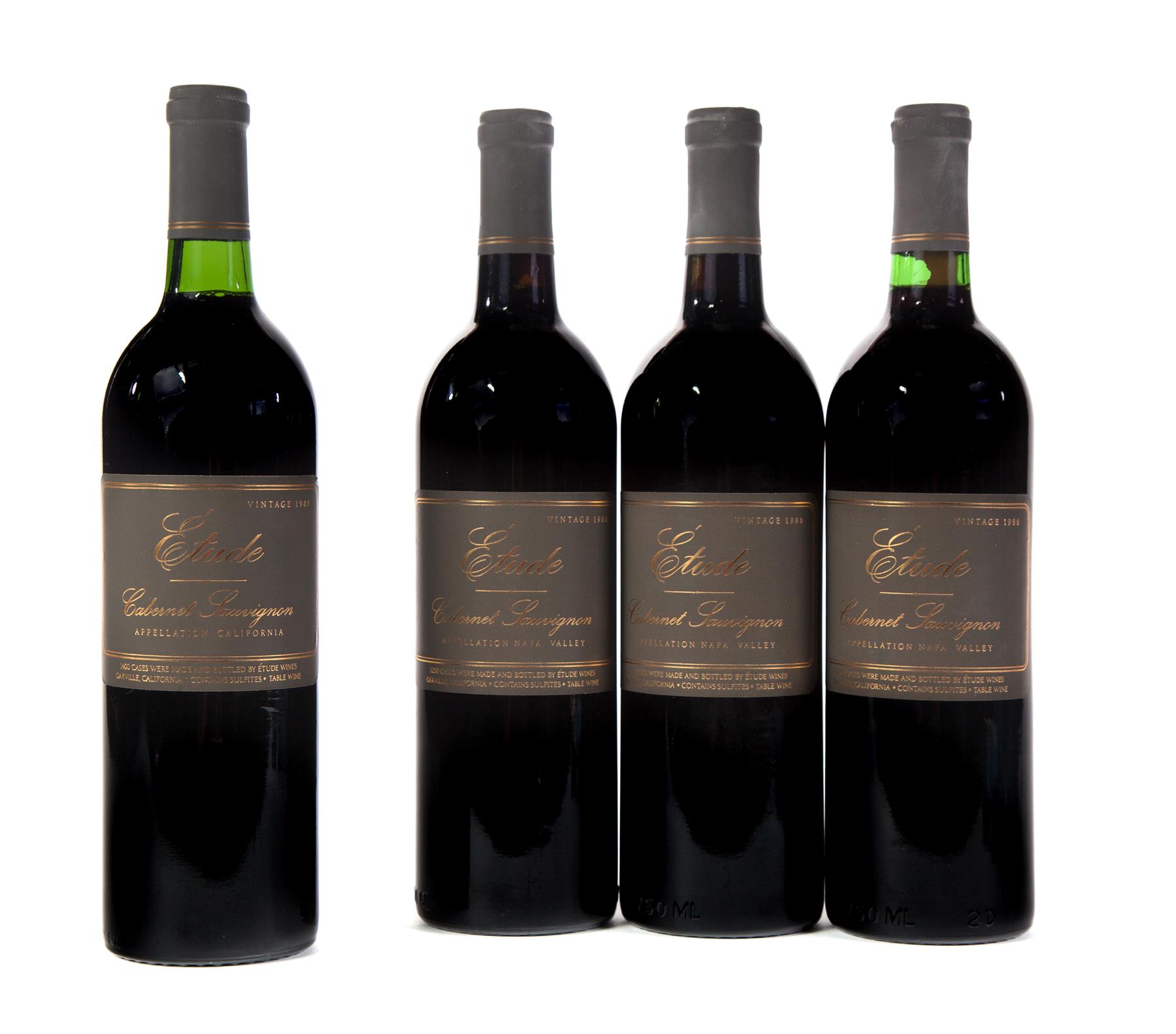 Appraisal: ETUDE CABERNET SAUVIGNON VERTICAL Oakville Napa Valley bottles ml