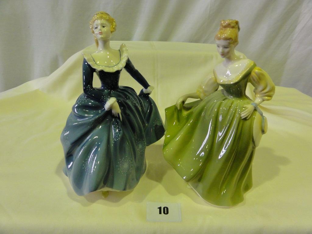 Appraisal: Two Royal Doulton figures - Fair Lady HN and Fragrance