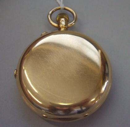 Appraisal: A late Victorian gentleman's ct gold cased keyless wind centre