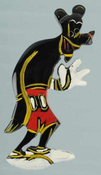 Appraisal: Vintage Bakelite Goofy Dressed as Mickey Pin Description Disney's Goofy