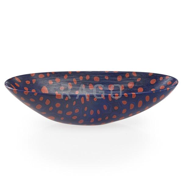 Appraisal: CARLO SCARPA VENINI Murrine opache bowl Condition Report Excellent condition