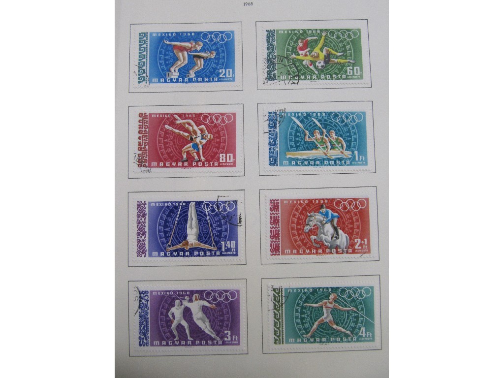 Appraisal: Lot comprising three albums of stamps