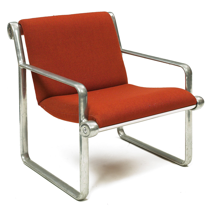 Appraisal: Bruce Hannah and Andrew Morrison lounge chair by Knoll s