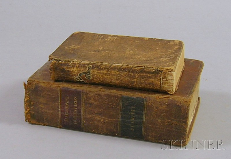 Appraisal: Two th and Early th Century Law Related Book Titles