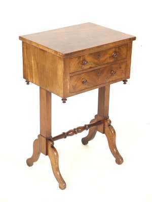 Appraisal: A mahogany side table th century of rectangular form with