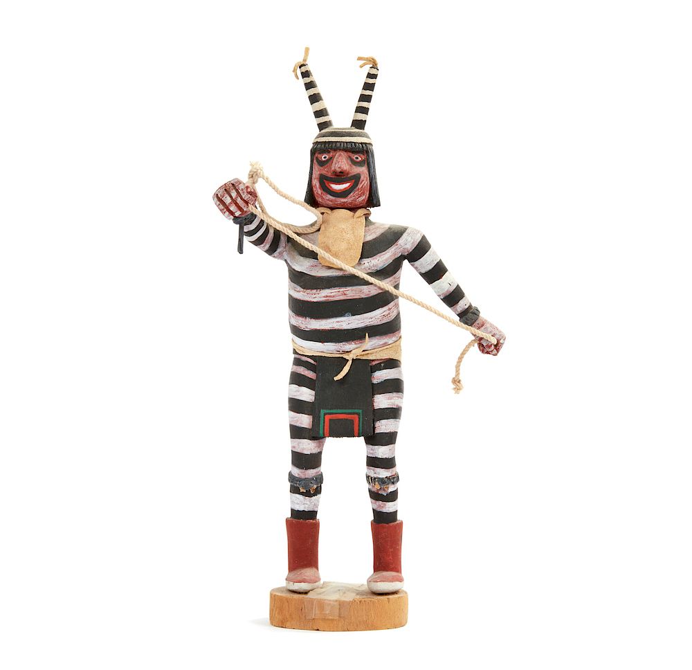 Appraisal: Hano Clown Kachina Koshari Alfred Honeyestewa Hano Clown Kachina Koshari