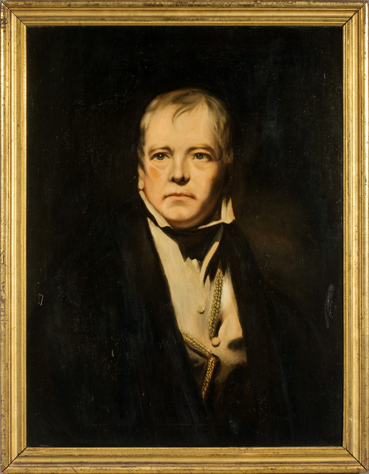 Appraisal: PORTRAIT OF SIR WALTER SCOTT AFTER SIR HENRY RAEBURN Oil