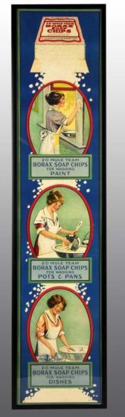 Appraisal: Lot of Paper Borax Soap Chip Signs Condition Excellent Size