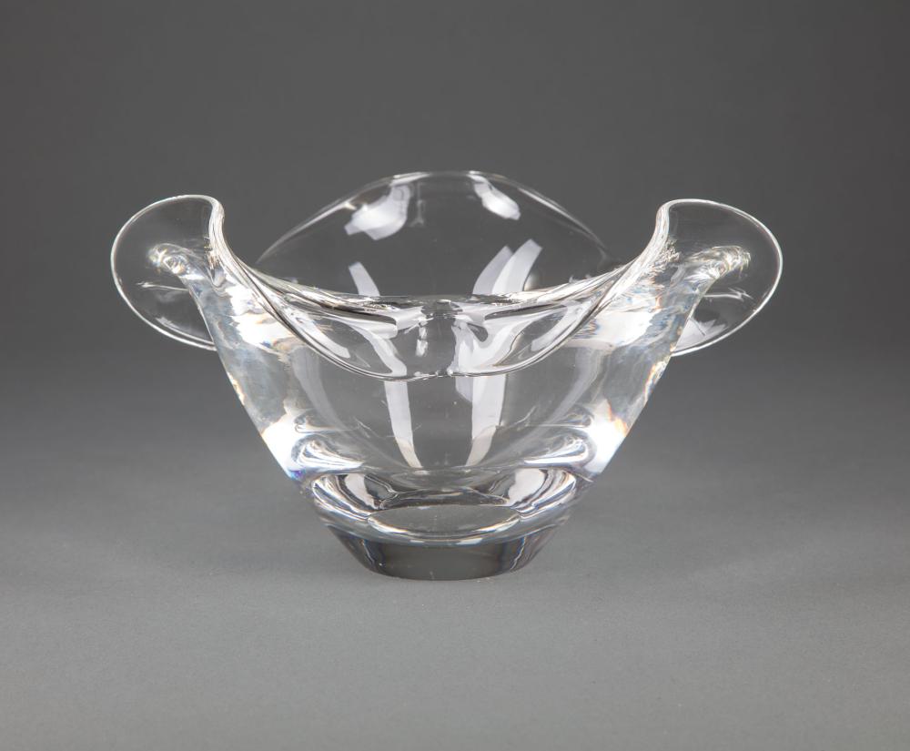 Appraisal: Rare Steuben Glass Iris Bowl etched mark designed by Katherine