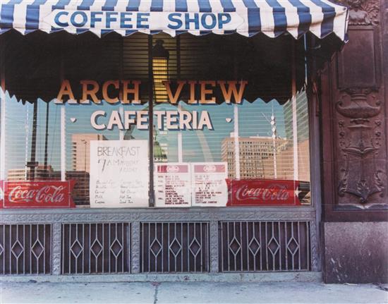 Appraisal: Sale Lot Joel Meyerowitz American b Arch View Cafeteria from