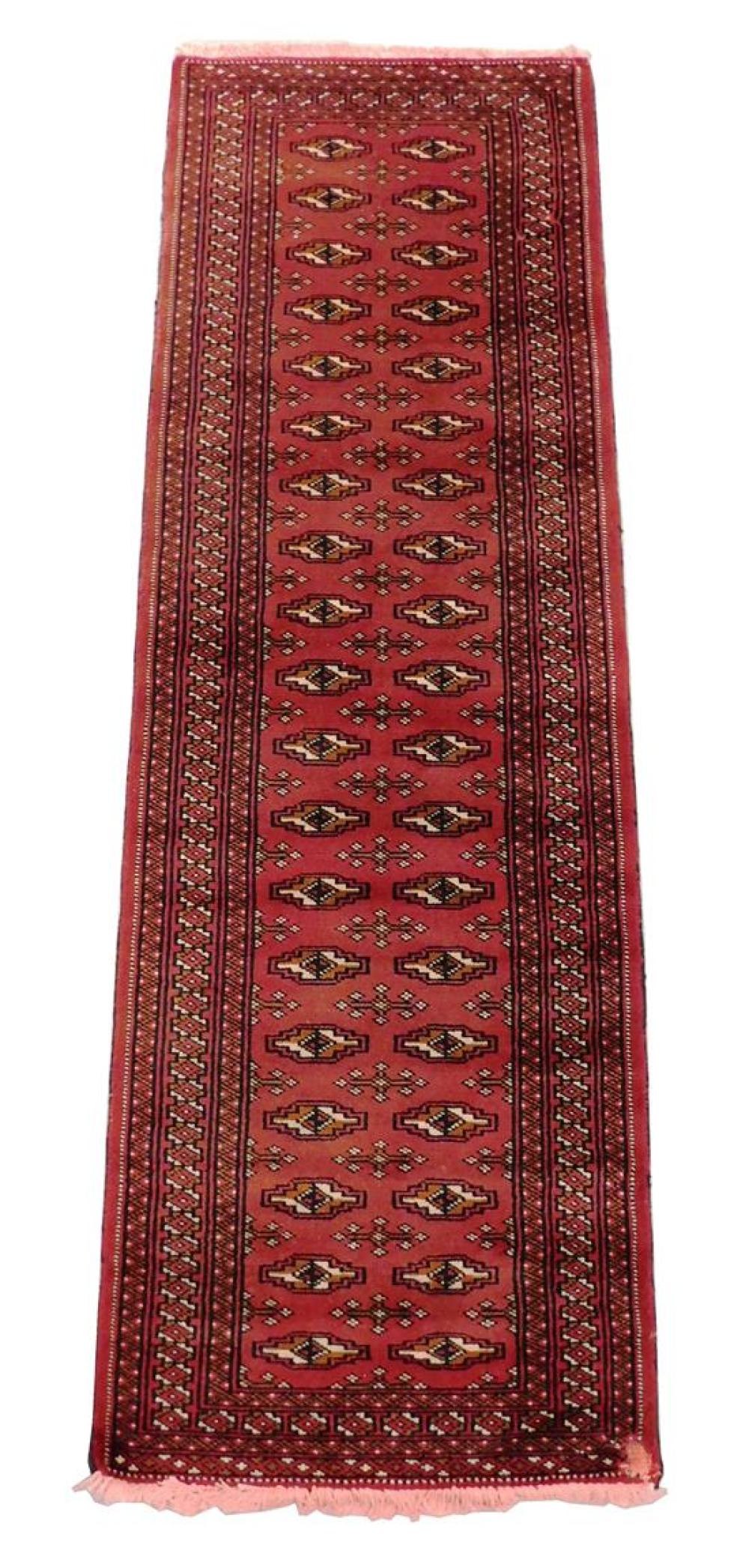 Appraisal: RUG Pakistan Bokhara ' x ' wool on cotton two