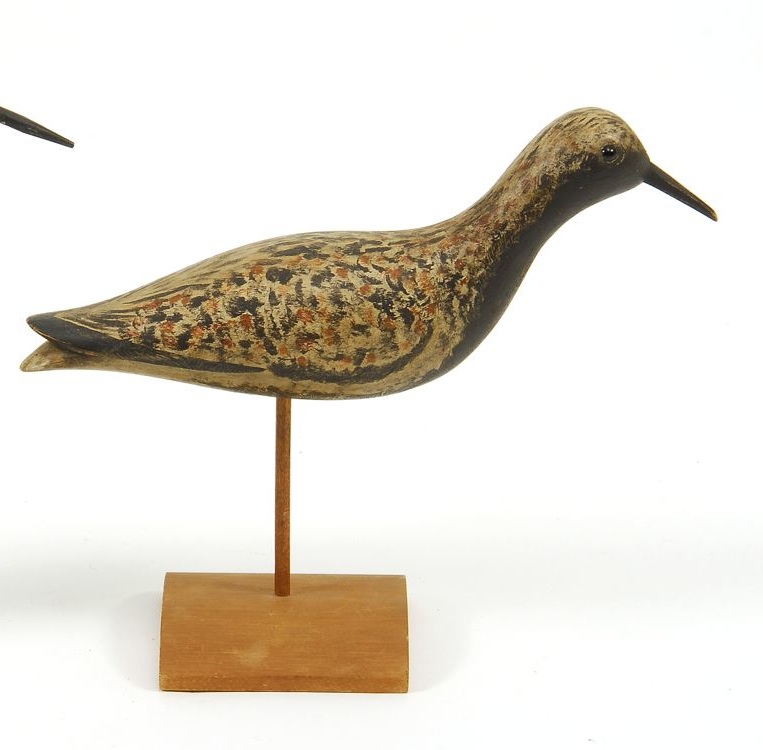 Appraisal: GOLDEN PLOVER DECOY From Massachusetts possibly Lothrop Holmes Glass eyes