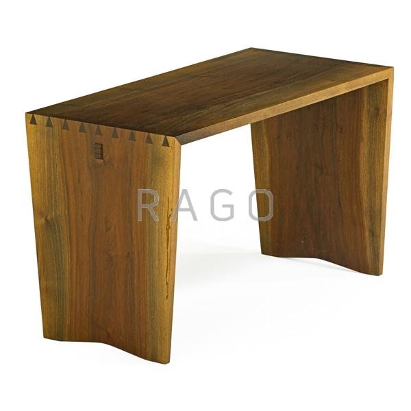 Appraisal: GEORGE NAKASHIMA Side table Condition Report Warm patina to original