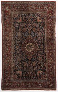 Appraisal: Persian Carpet early to mid- th century probably Isfahan curvilinear